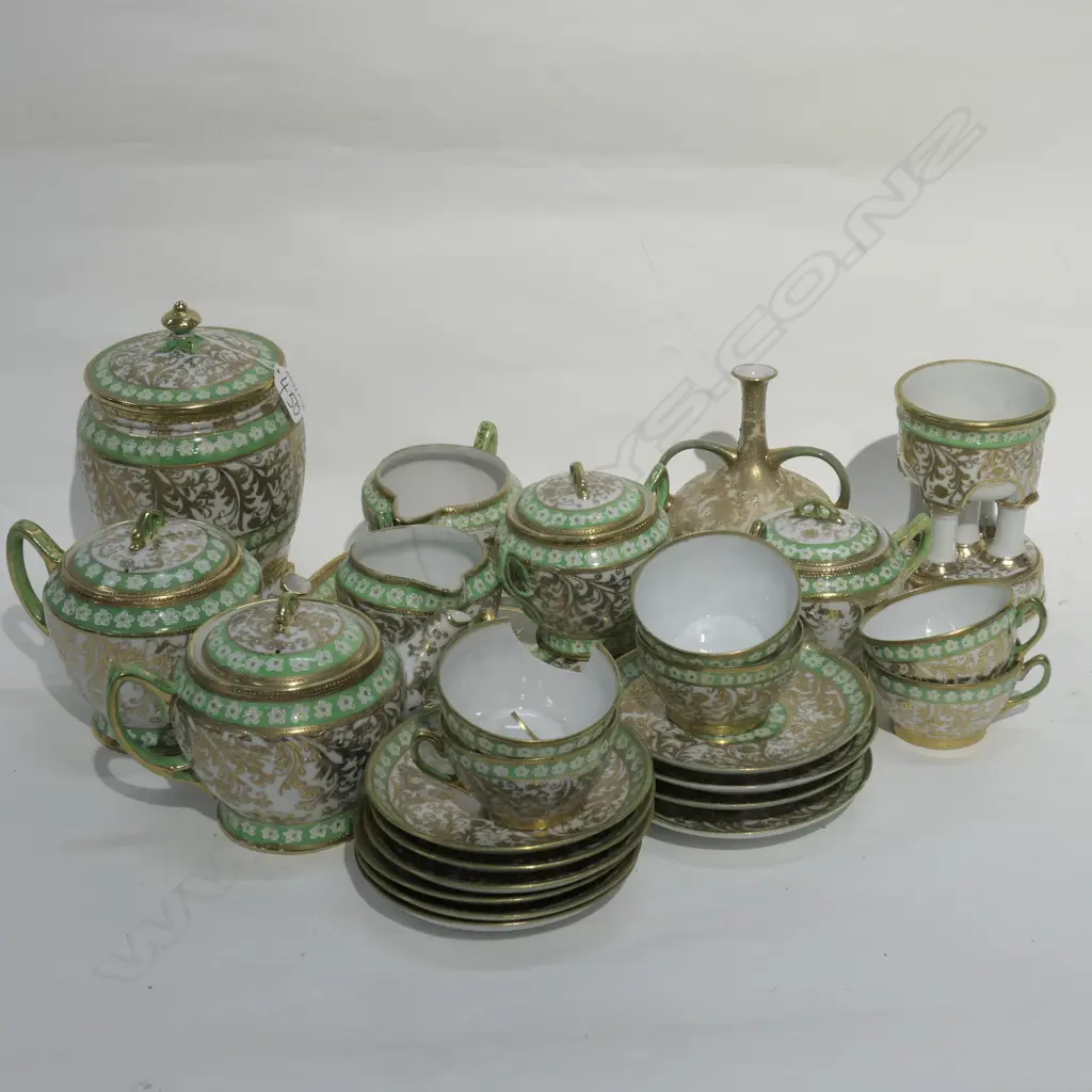 JAPANESE HAND PAINTED TEA SET Image 1++