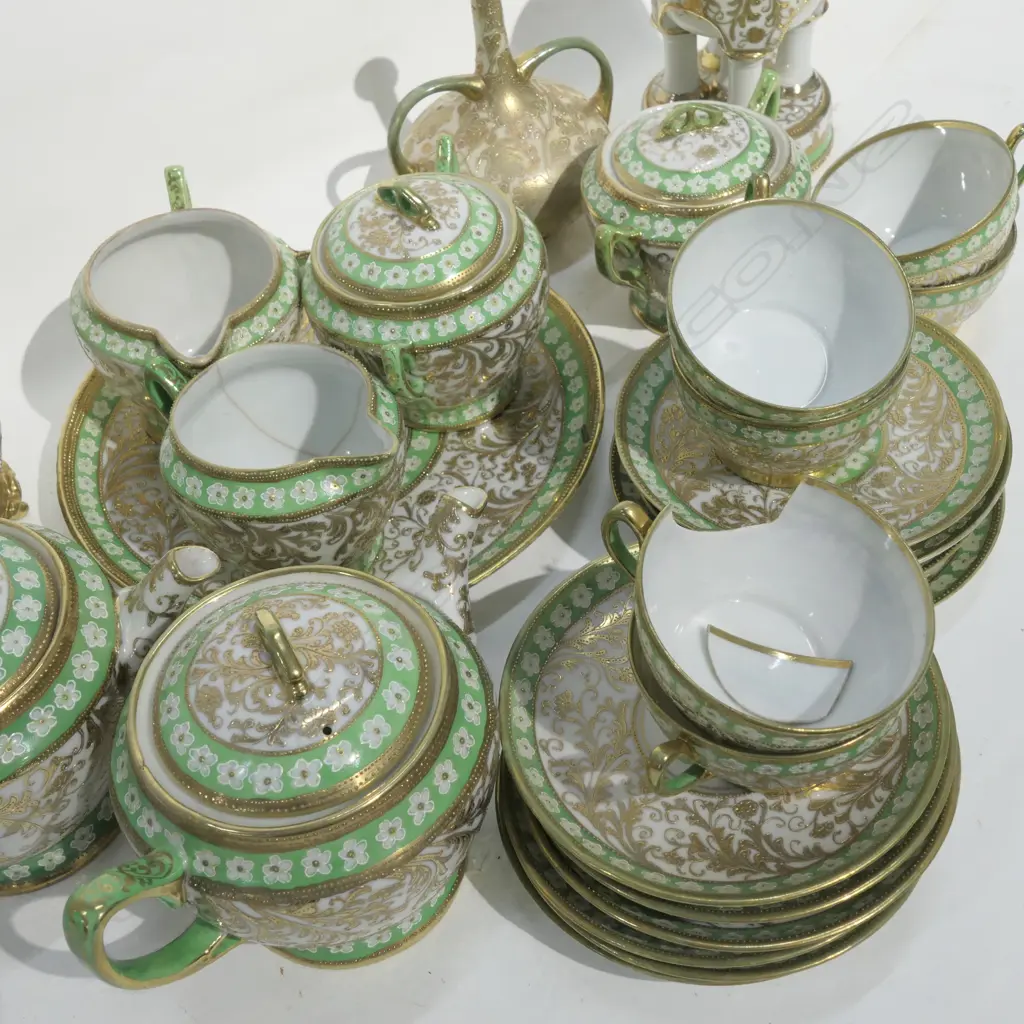 JAPANESE HAND PAINTED TEA SET Image 1++