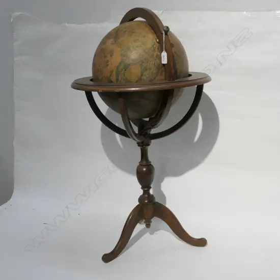 TERRESTRIAL GLOBE ON STAND