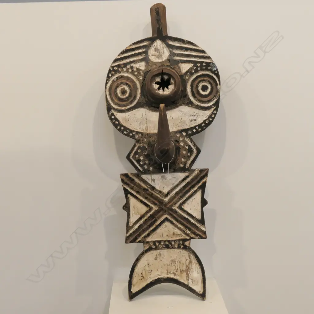 AFRICAN TRIBAL CEREMONIAL MASK - BURKINA FASO  Image 1++
