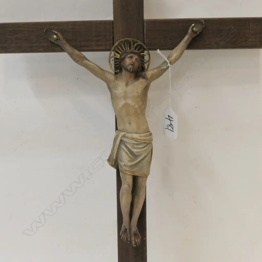 PLASTER CRUCIFIX H. 575 Image 1++