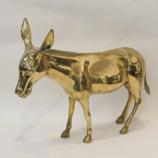 LARGE BRASS DONKEY 400MM L