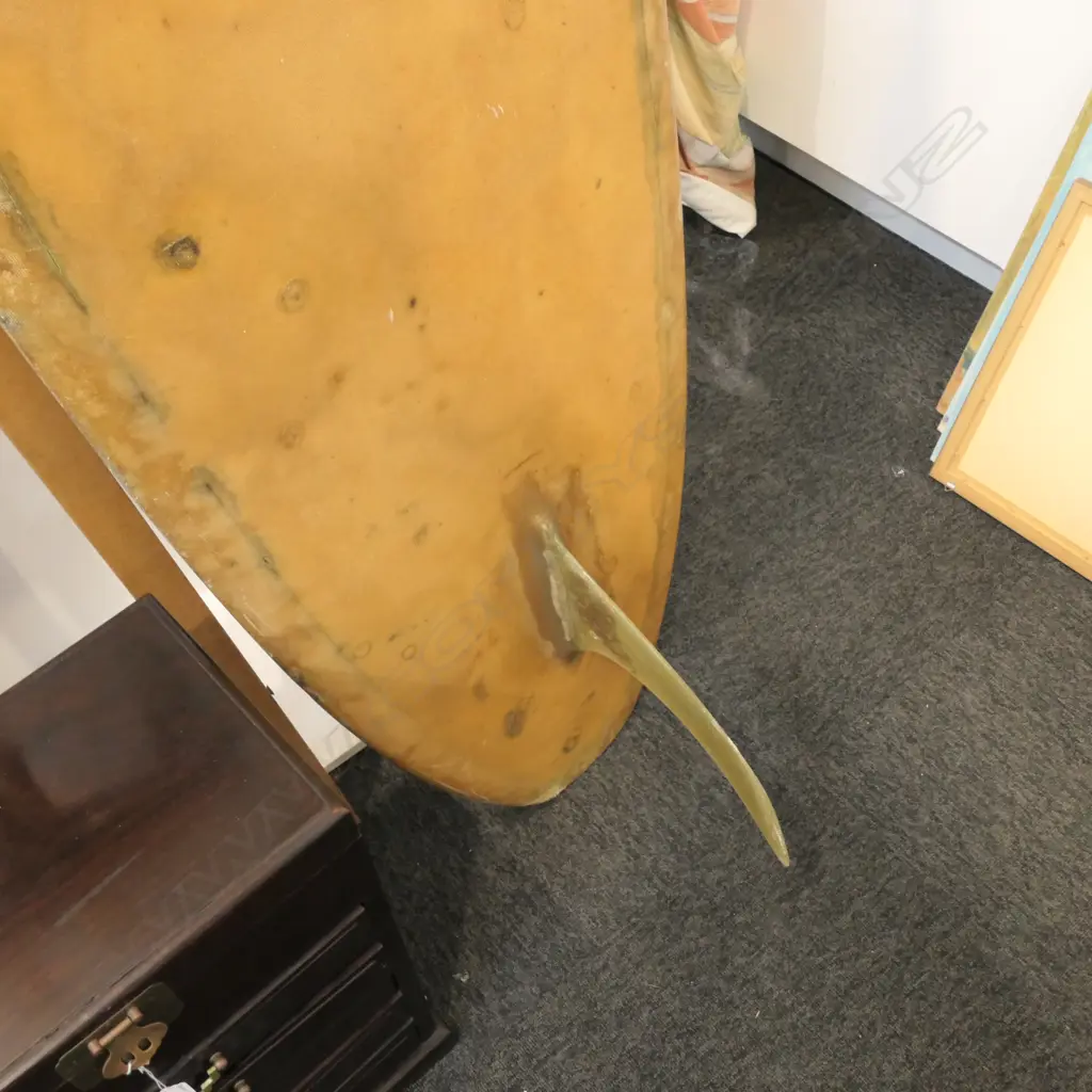 VINTAGE ATLAS WOODS NZ SURFBOARD R350  Image 1++