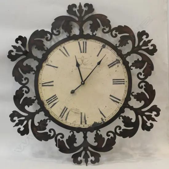 LARGE VINTAGE HANGING CLOCK 