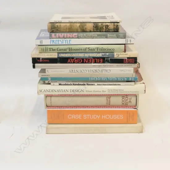 LOT ASST INTERIOR DESIGN BOOKS