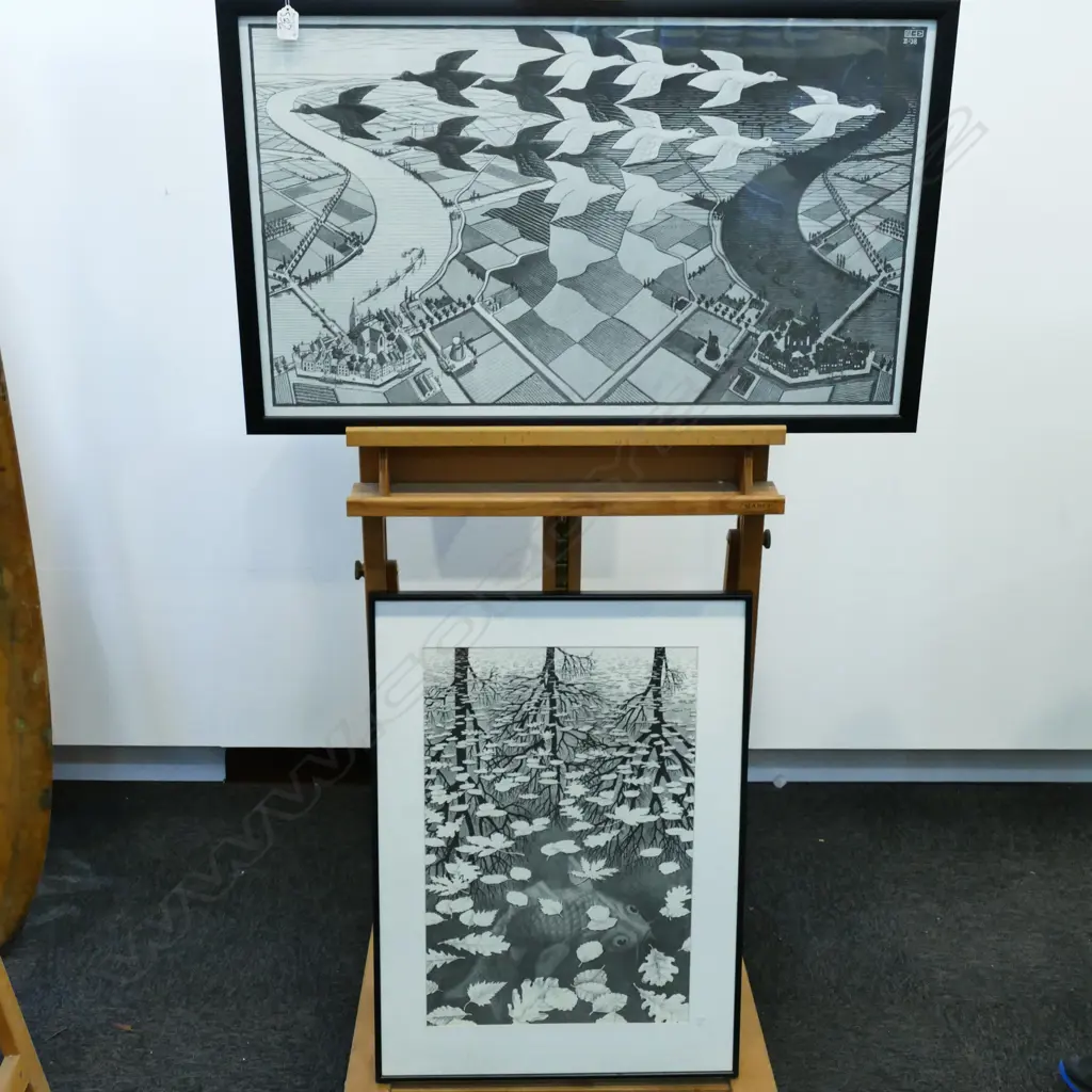 2 ESCHER PRINTS Image 1++
