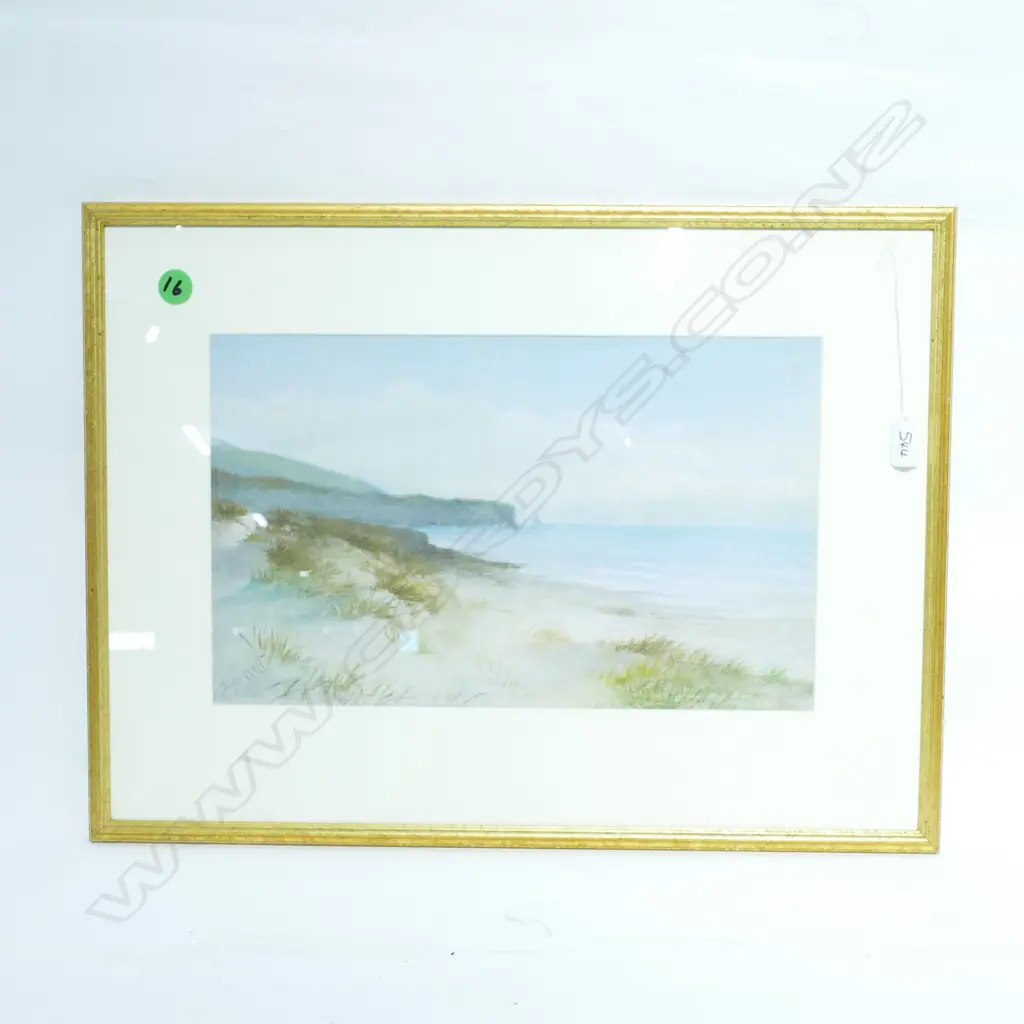 J. D PERRET COASTAL PASTEL LANDSCAPE 255 X 410 Image 1++