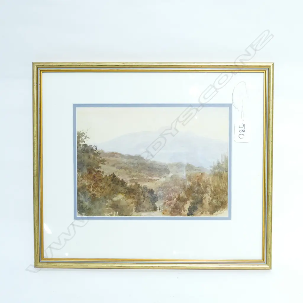 TOM PEERLESS W/C LANDSCAPE, UNSIGNED. 165 X 220mm Image 1++