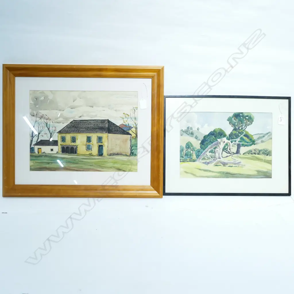 GEOFF FAIRBURN 2 W/Cs FRENCH BARN & L'SCAPE (1 SIGNED) Image 1++