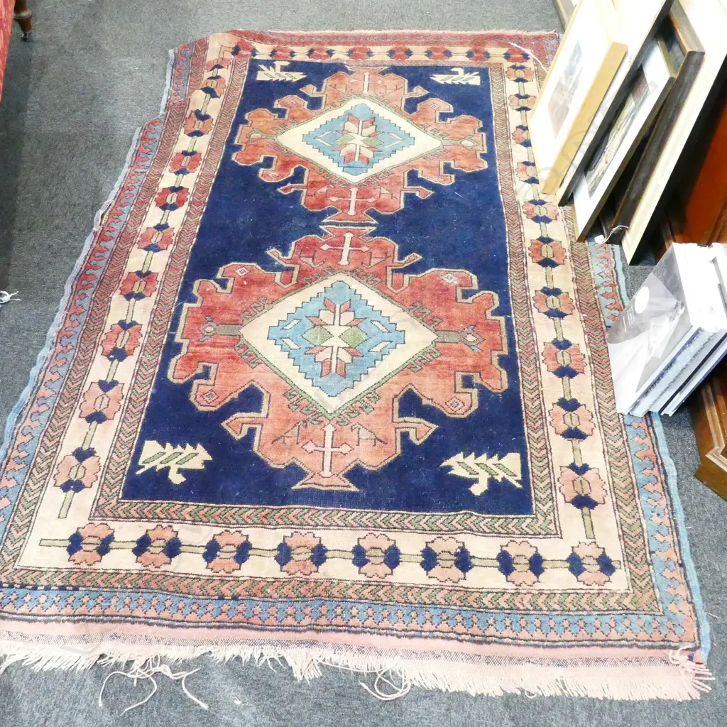 TURKISH HAND KNOTTED ALL WOOL RUG Image 1++