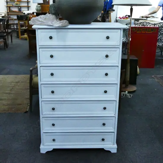 WHITE PAINTED CHEST OF DRAWERS ITALIAN