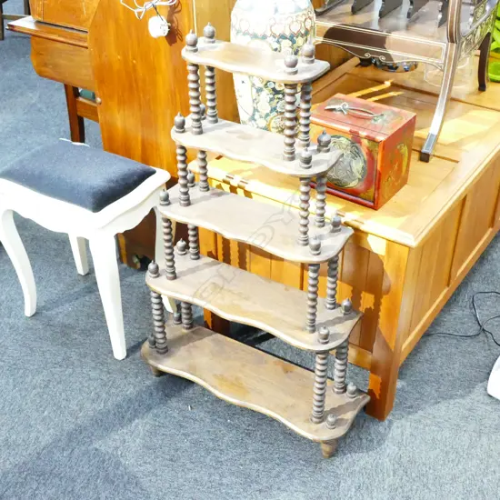 MAHOGANY WHAT-NOT H. 1000