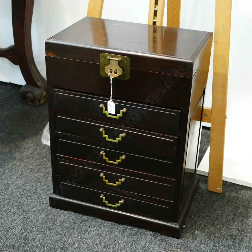 ORIENTAL STYLE COLLECTORS CABINET H.545MM Image 1++