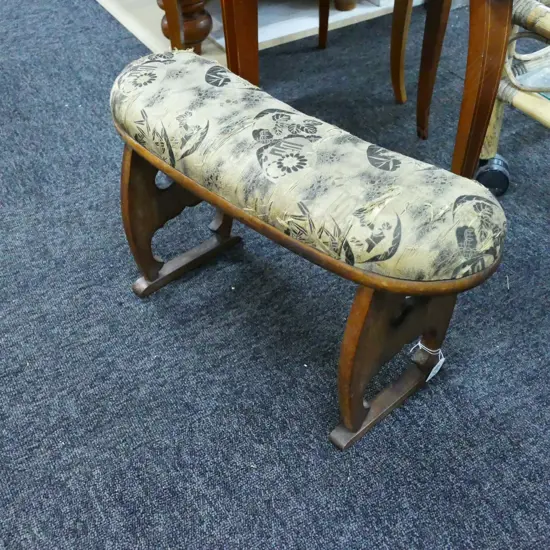 MEJI PERIOD UPHOLSTERED ELBOW STAND 