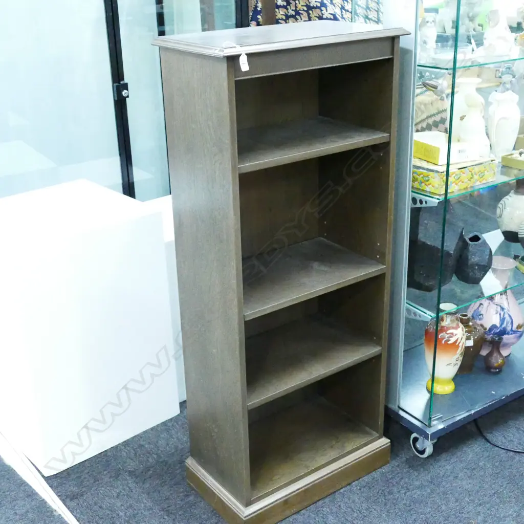 MODERN BOOKSHELF H 1300 W 560MM WITH 3 ADJUSTABLE SHELVES Image 1++