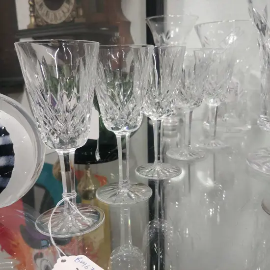 5 WATERFORD CRYSTAL GLASSES