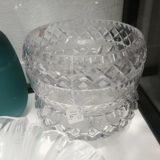 3 CRYSTAL BOWLS