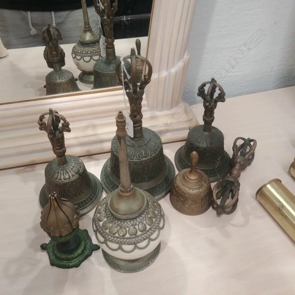 COL. OF METAL ITEMS - BELLS ETC Image 1++