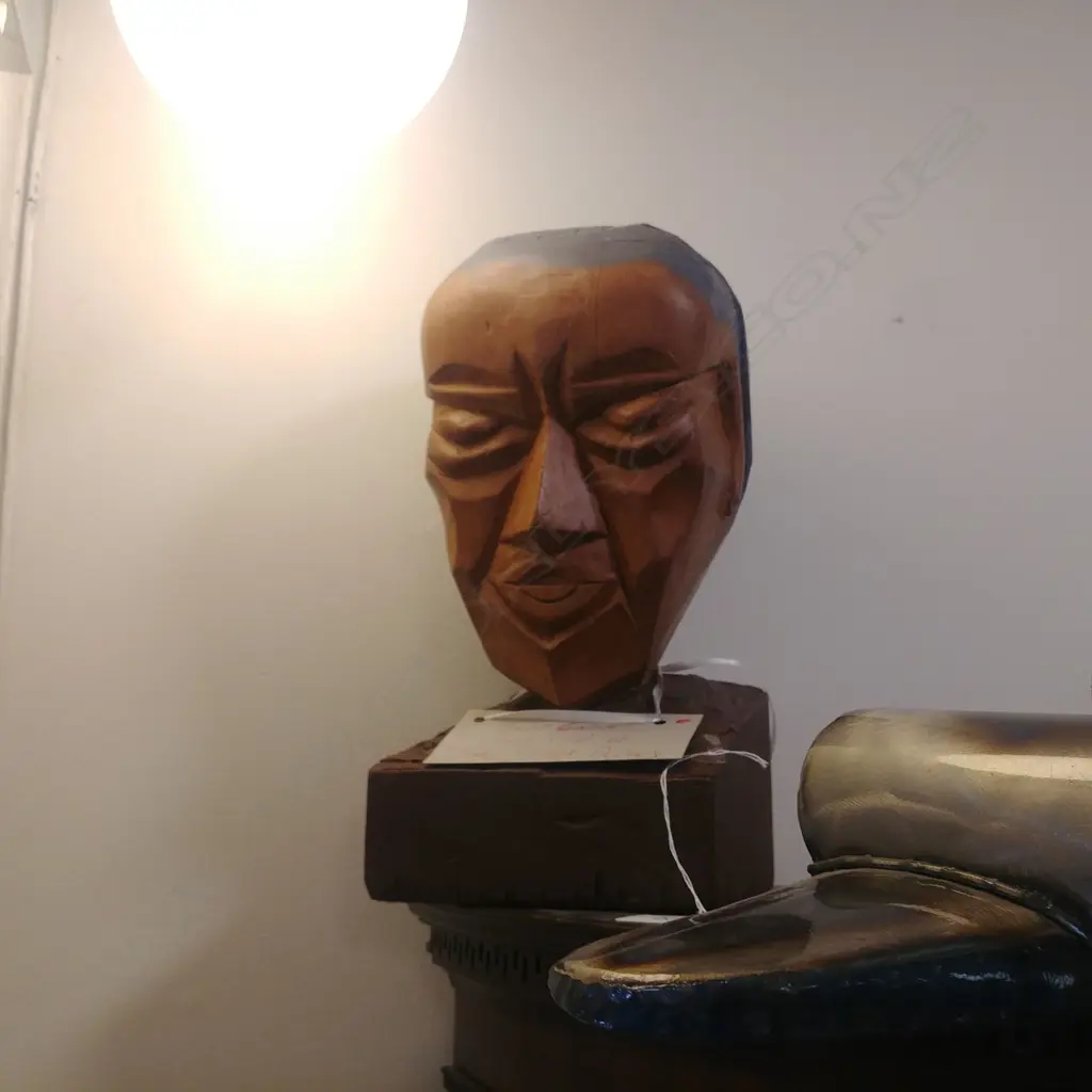 CARVED HEAD JOHN FOSTER Image 1++
