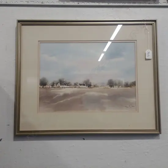 W/C SOUTH AFRICAN COTTAGES SIGNED PHIL CLOETE