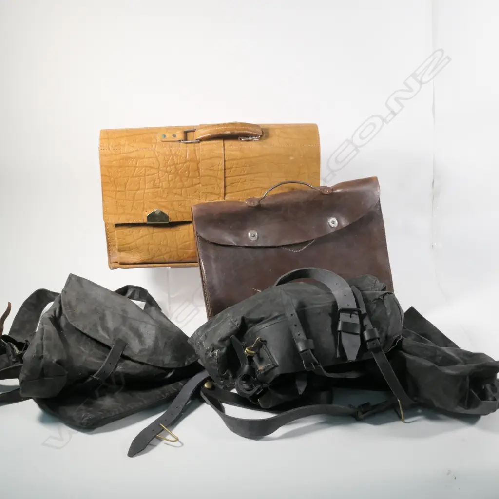 LOT ASST LEATHER BACKS /SATCHELS ETC Image 1++