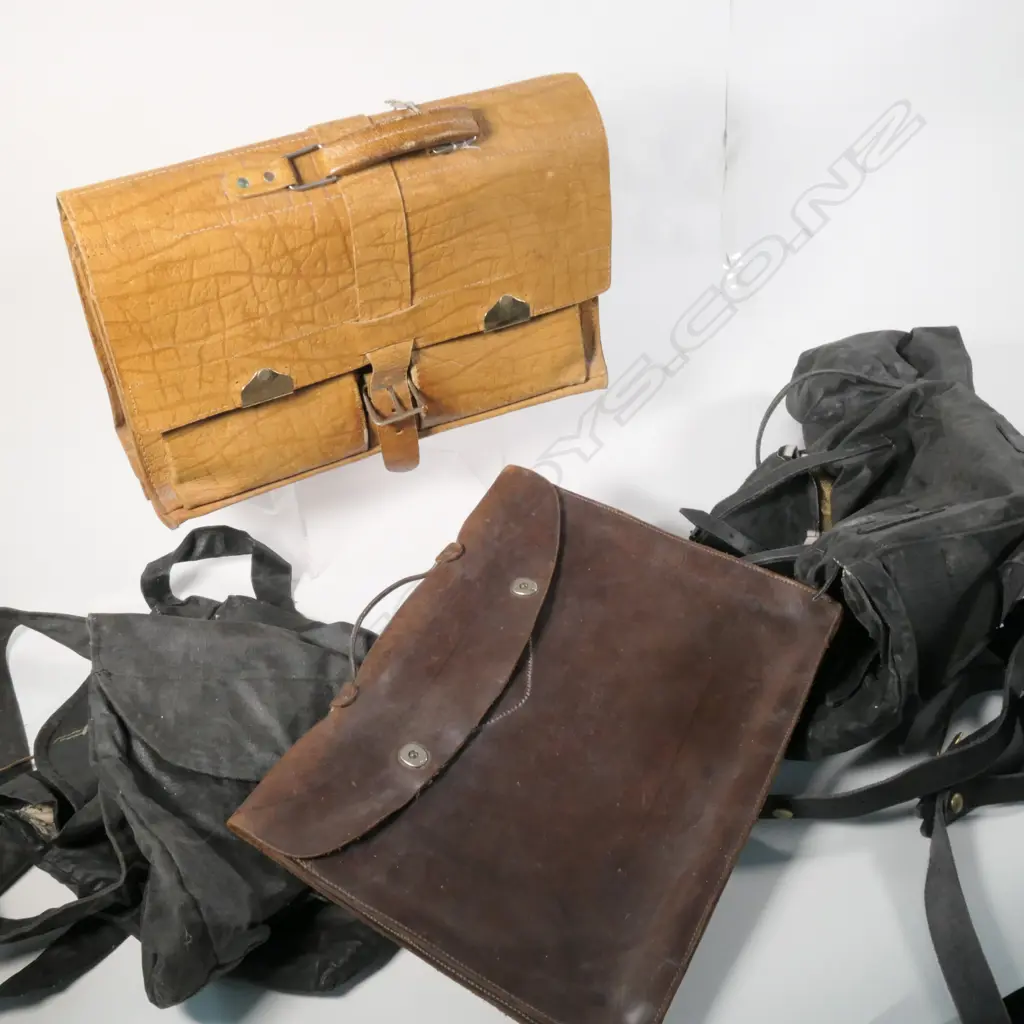 LOT ASST LEATHER BACKS /SATCHELS ETC Image 1++