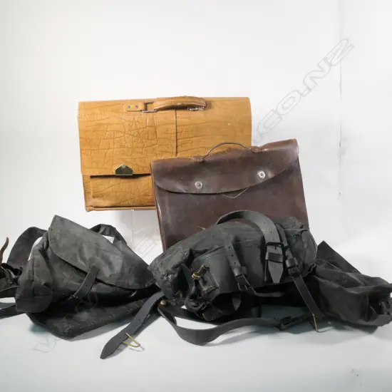 LOT ASST LEATHER BACKS /SATCHELS ETC