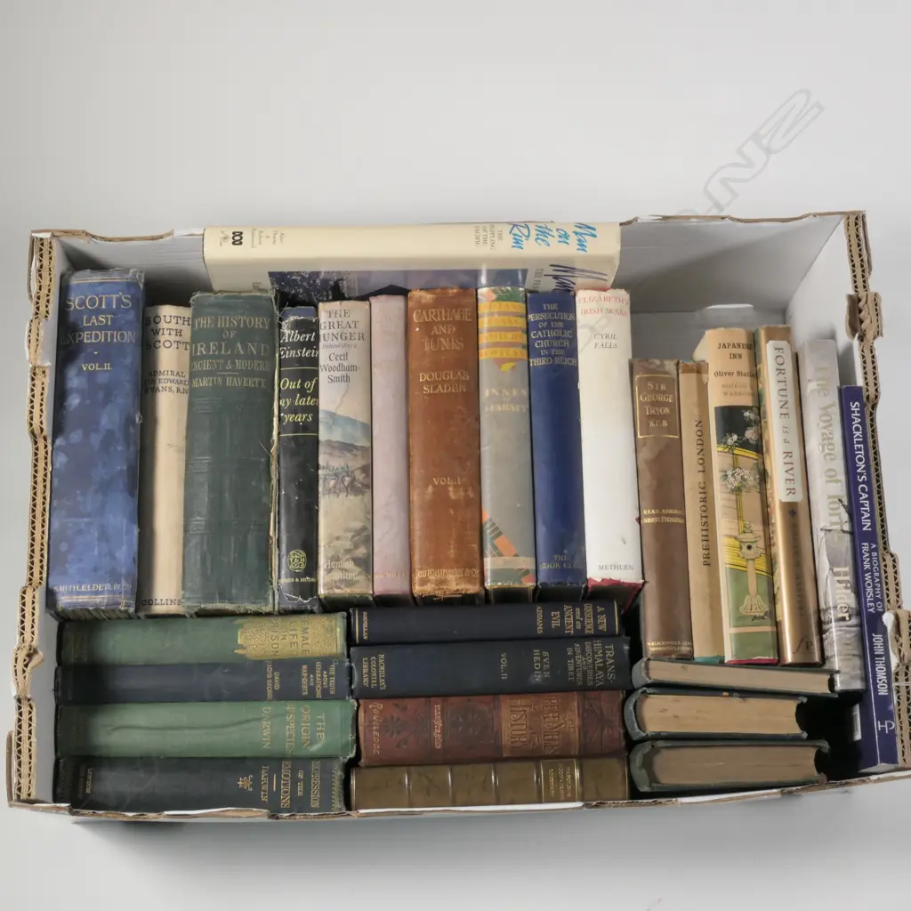 LOT OF ASST COLLECTABLE BOOKS, SCOTTS LAST EXPEDITION ETC Image 1++