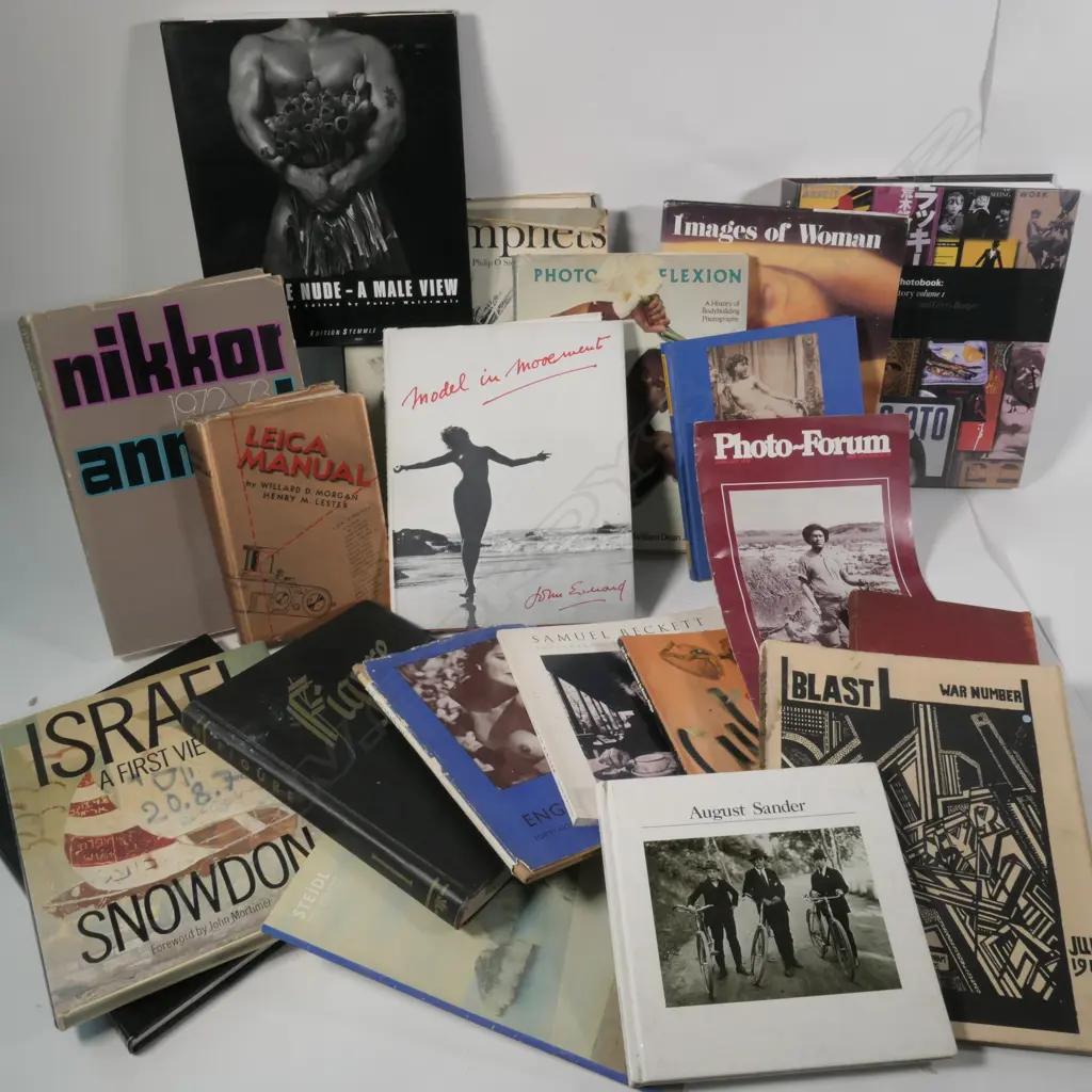 LOT ASST PHOTOGRAPHY BOOKS,THE NUDE ETC Image 1++