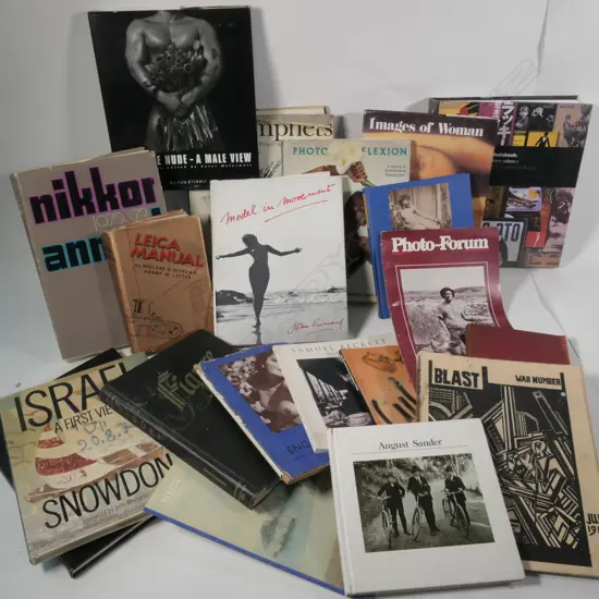 LOT ASST PHOTOGRAPHY BOOKS,THE NUDE ETC