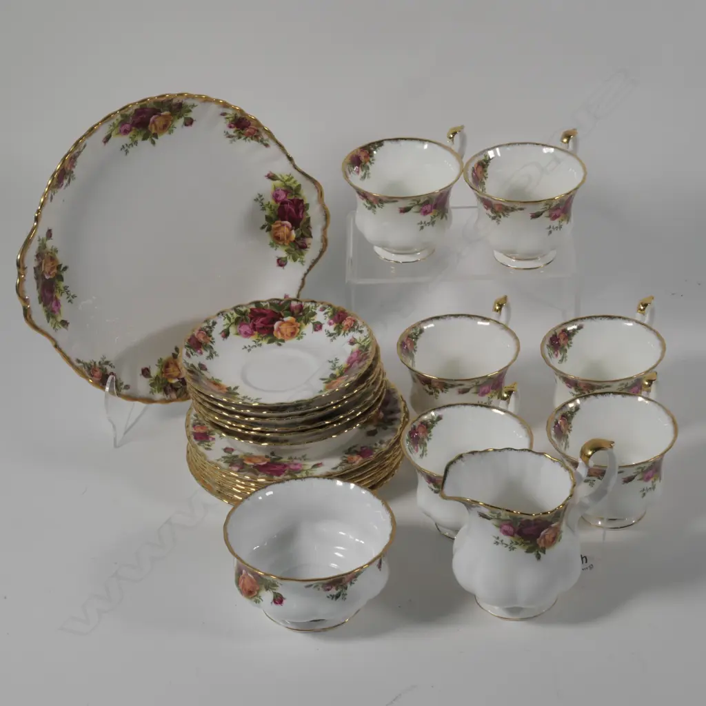ROYAL ALBERT OCR 21PC TEA SET Image 1++