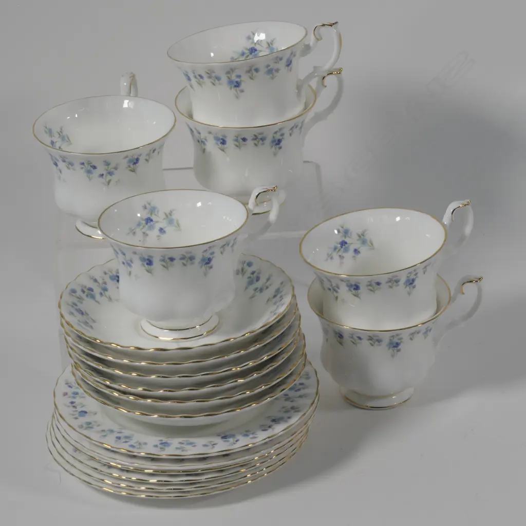 ROYAL ALBERT MEMORY LANE 6 TRIOS Image 1++