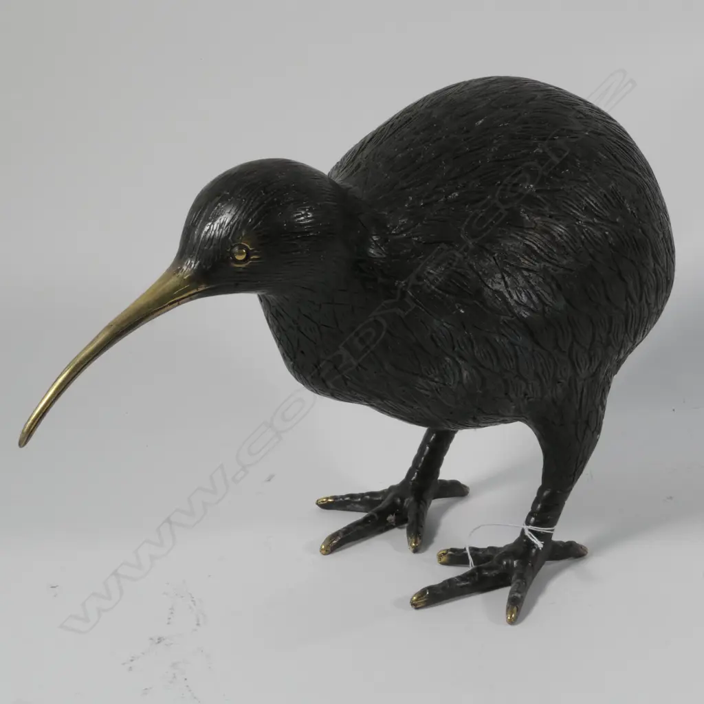 BRONZE KIWI POLISHED BEAK H.220mm Image 1++