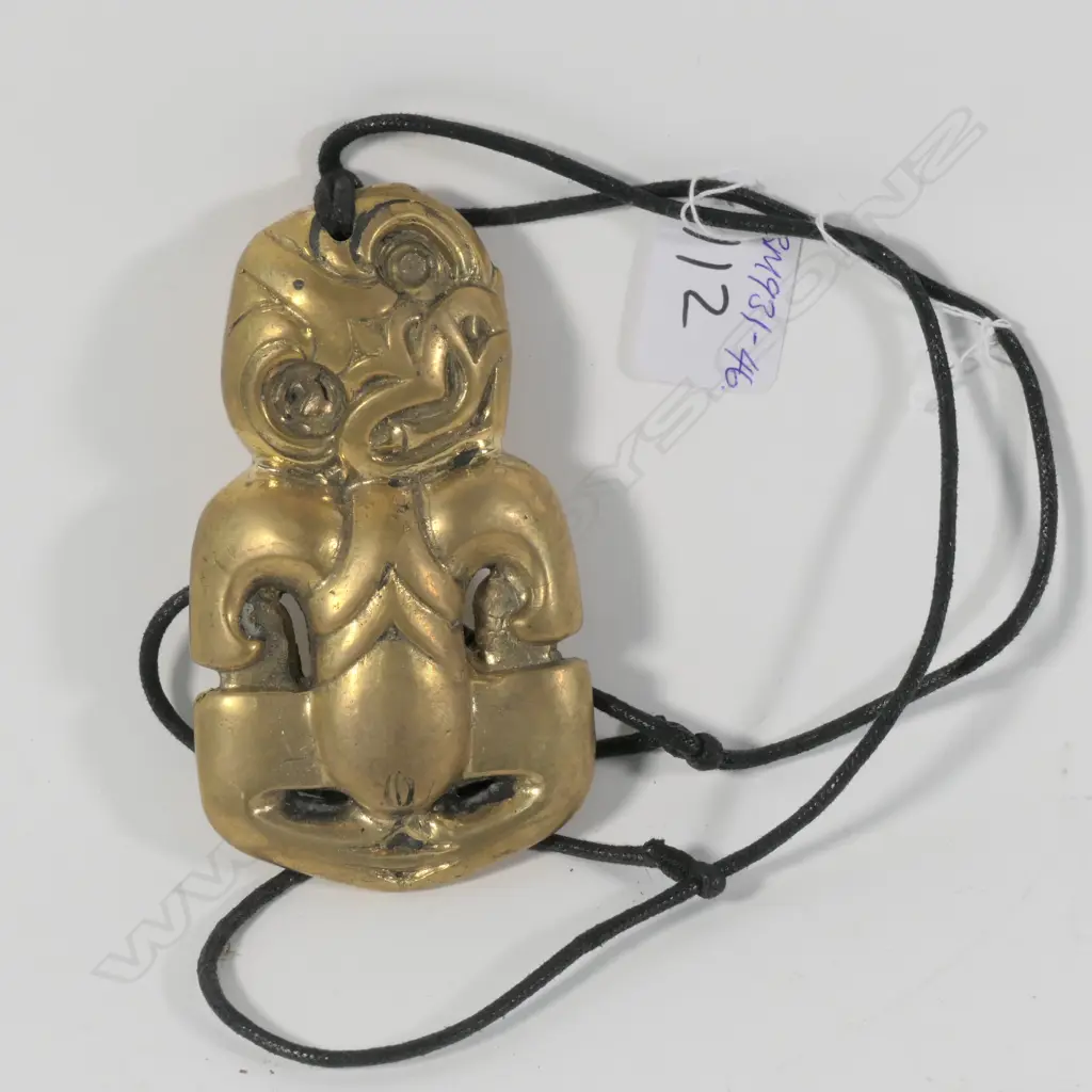 BRASS/BRONZE MAORI HEI TIKI Image 1++