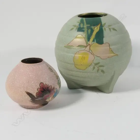 LARGE AMBRICO VASE + ONE SMALLER 