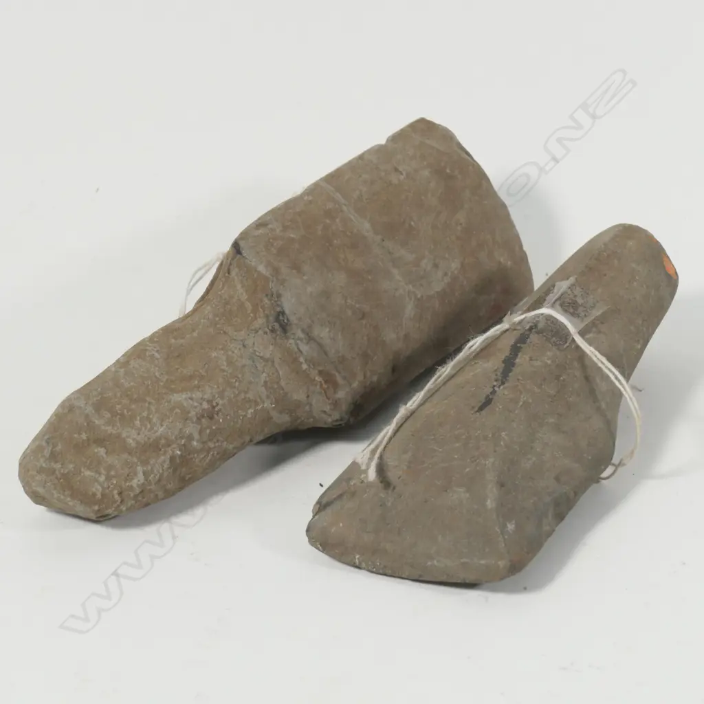 2 STONE AGE PACIFIC STONE ADZES... Image 1++