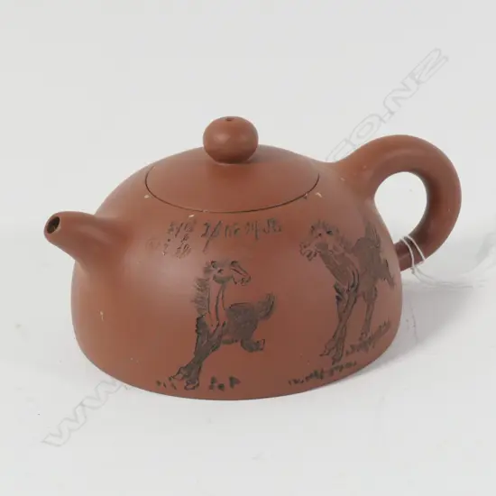 RED WARE TEAPOT