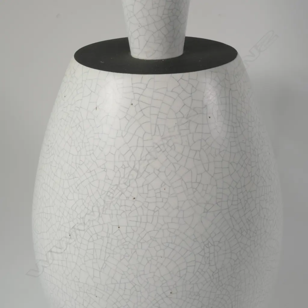 TALL CRACKLE GLAZE VASE H 720 MM Image 1++