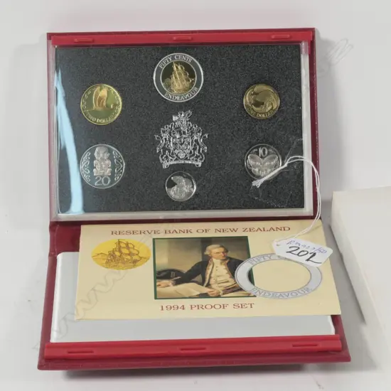BOXED N.Z 1994 PROOF SET