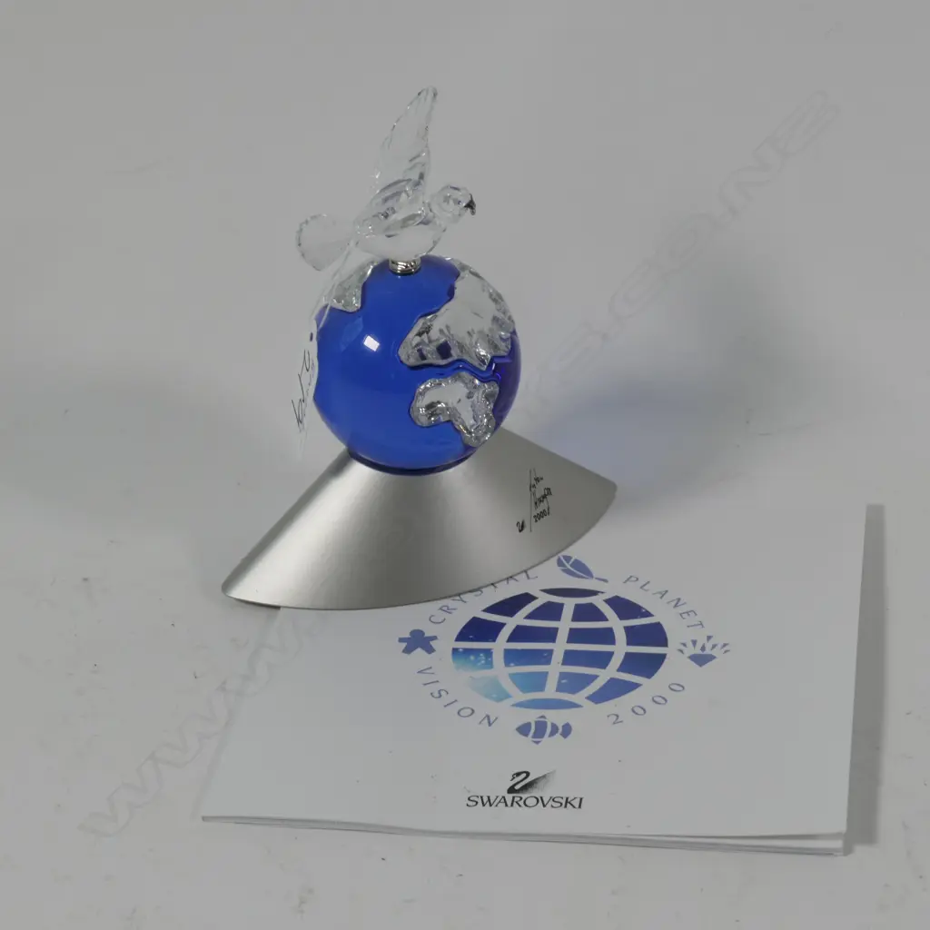 SWAROVSKI BOXED CRYSTAL PLANET VISION 2000 H 120 MM Image 1++