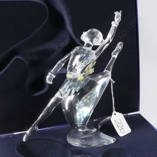 SWAROVSKI BOXED MAGIC OF DANCE ANNA 2004 WITH STAND  H 180 MM