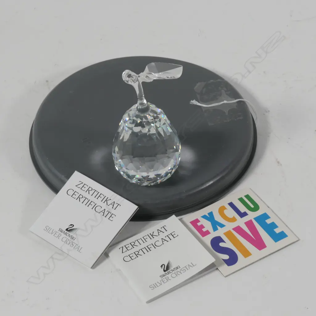 SWAROVSKI BOXED PEAR H 80 MM Image 1++