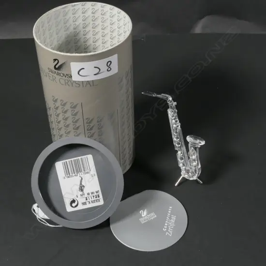 SWAROVSKI BOXED SAXOPHONE H 100 MM