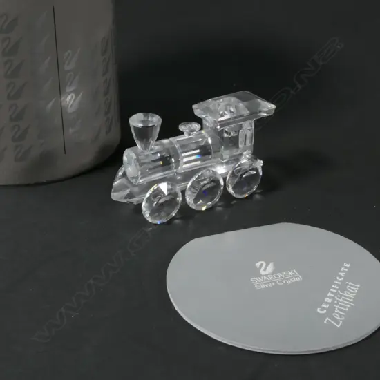 SWAROVSKI BOXED LOCOMOTIVE L 70 MM