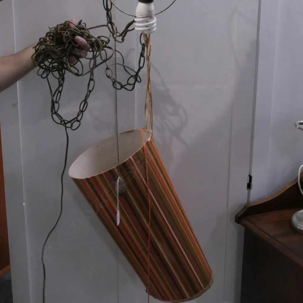 STYLISH RETRO LIGHT FITTING H.460 + CHAIN FITTING Image 1++