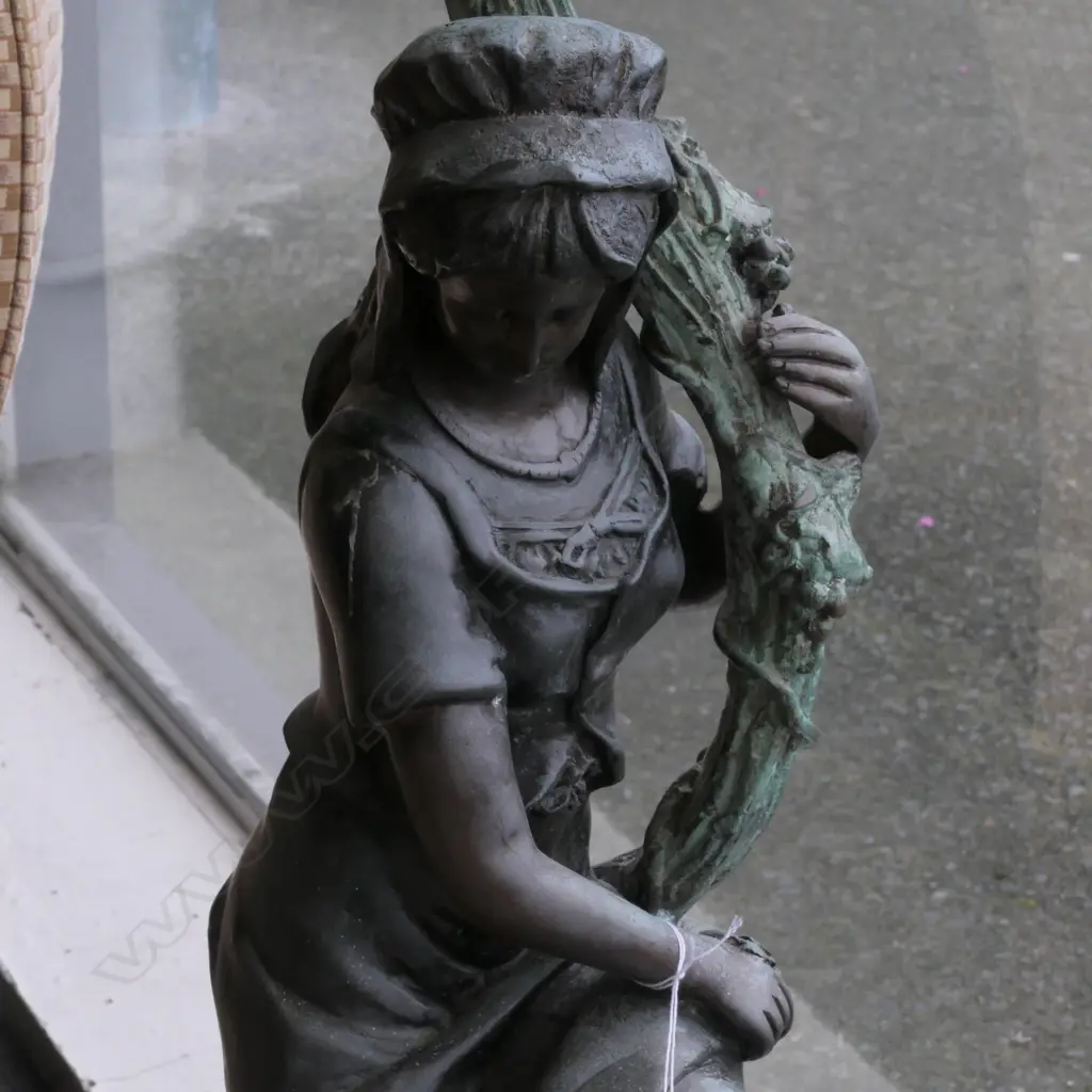 BRONZED 4 BRANCH CANDLESTICK H 760 MM Image 1++