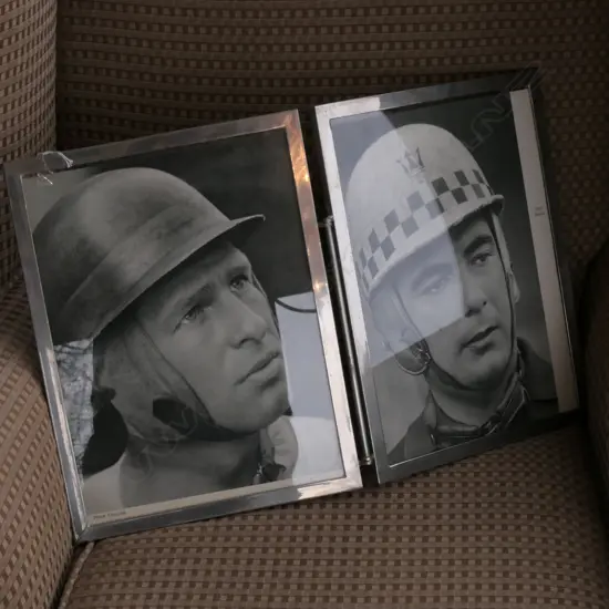 FRAMED PRINTS OF STIRLING MOSS ETC H 350 MM