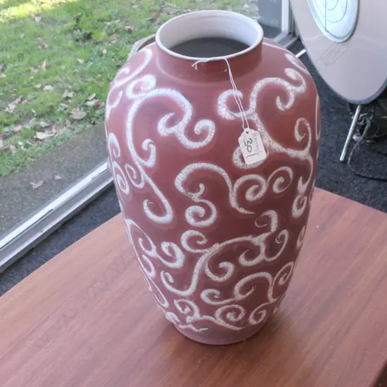 LARGE GERMAN STUDIO VASE H 430 MM