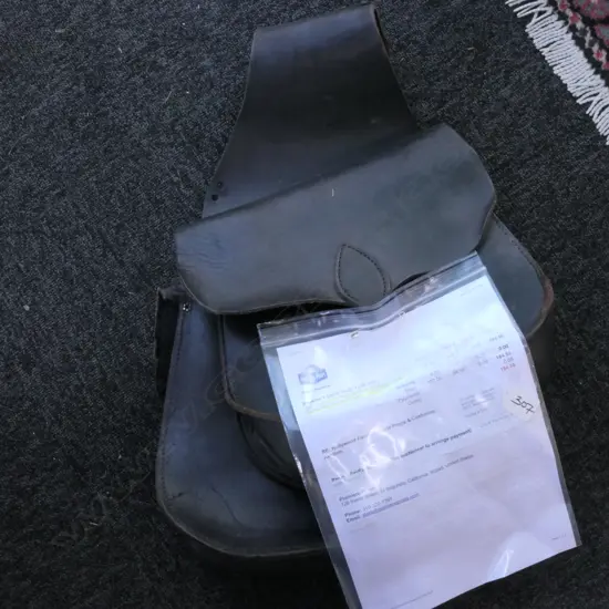 PR OF DJANGO DR KING SCULTZ SADDLE BAGS