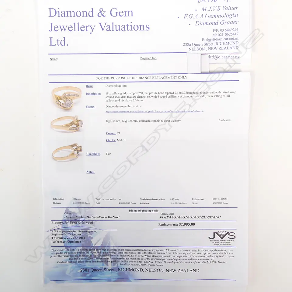 18CT DECO STYLE DIAMOND RING 3.1gms Image 1++